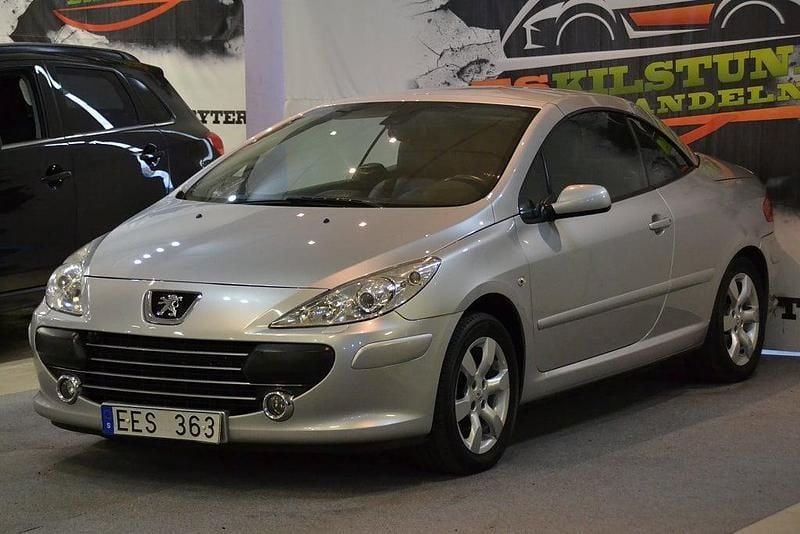 Ljusgrå Begagnad 2006 Peugeot 307 CC Cab | 59 900 kr (Dyr) - Bild 1/4