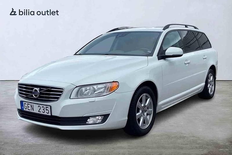 Vit Begagnad 2014 Volvo V70 Kombi | 124 900 kr (Marknadspris) - Bild 1/1