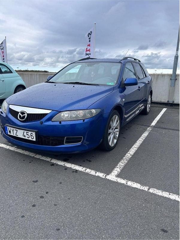 Blå Begagnad 2006 Mazda 6 Inclusive Kombi | 10 000 kr (Marknadspris) - Bild 1/4