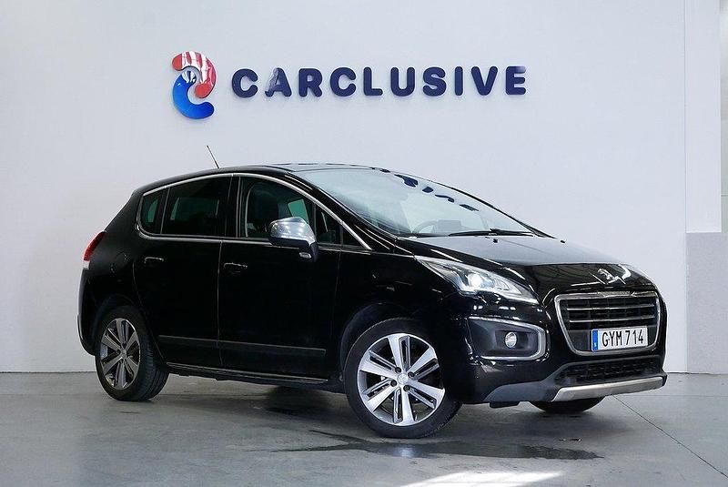 Svart Begagnad 2015 Peugeot 3008 Allure Kombi | 99 900 kr (Lite dyr) - Bild 1/4