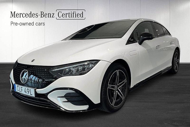Vit Begagnad 2024 Mercedes EQE350 AMG Sedan | 589 000 kr - Bild 1/4
