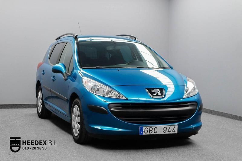 Blå Begagnad 2007 Peugeot 207 Kombi | 29 800 kr (Lite dyr) - Bild 1/4
