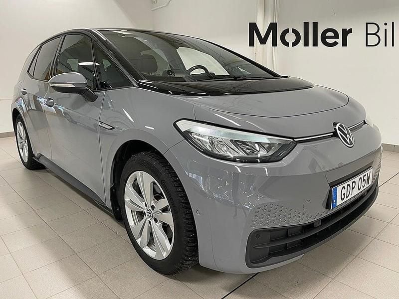 Moonstone grey Begagnad 2023 VW ID.3 Pro Performance Halvkombi | 245 000 kr (Bra pris) - Bild 1/3