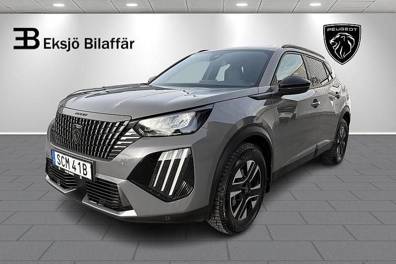 Grå metallic Begagnad 2024 Peugeot 2008 Allure SUV | 209 500 kr (Bra pris) - Bild 1/4