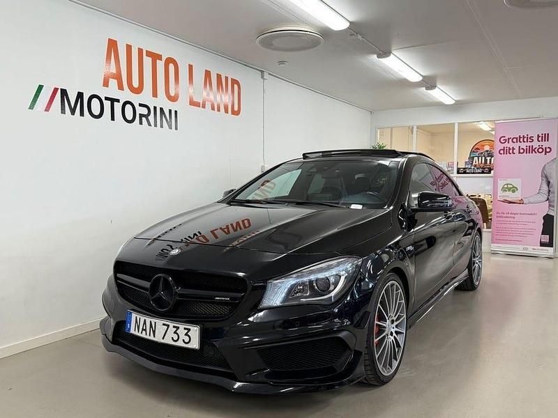 Begagnad Mercedes CLA45 AMG AMG 381 HK (280 kW) 2016 Svart Sportkupé