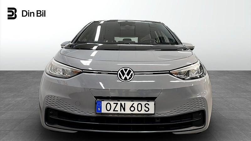Begagnad VW ID.3 Pro Performance 150 kW (204 HK) 2022 Moonstone grey black Halvkombi