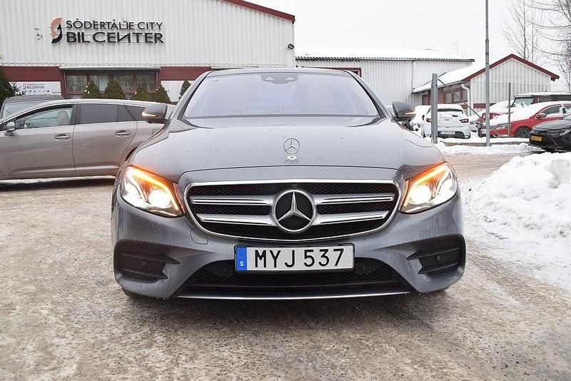 Begagnad Mercedes E350 AMG line 258 HK (189 kW) 2018 Grå Sedan