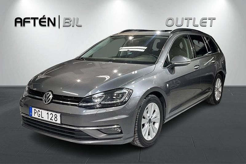 Indium grey metallic Begagnad 2017 VW Golf VII GT Kombi | 149 800 kr (Marknadspris) - Bild 1/3