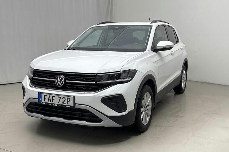 Vit Begagnad 2025 VW T-Cross Life SUV | 227 000 kr (Bra pris) - Bild 1/4