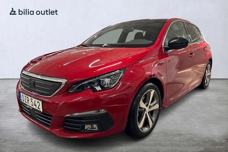 Röd Begagnad 2018 Peugeot 308 GT-line Halvkombi | 139 900 kr (Marknadspris) - Bild 1/3