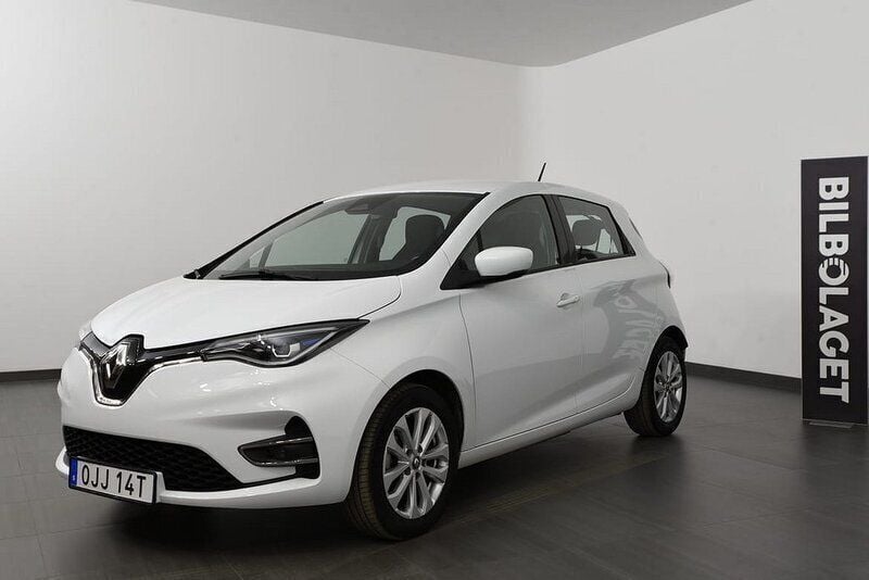 Vit Begagnad 2021 Renault Zoe Zen Halvkombi | 154 500 kr (Marknadspris) - Bild 1/4