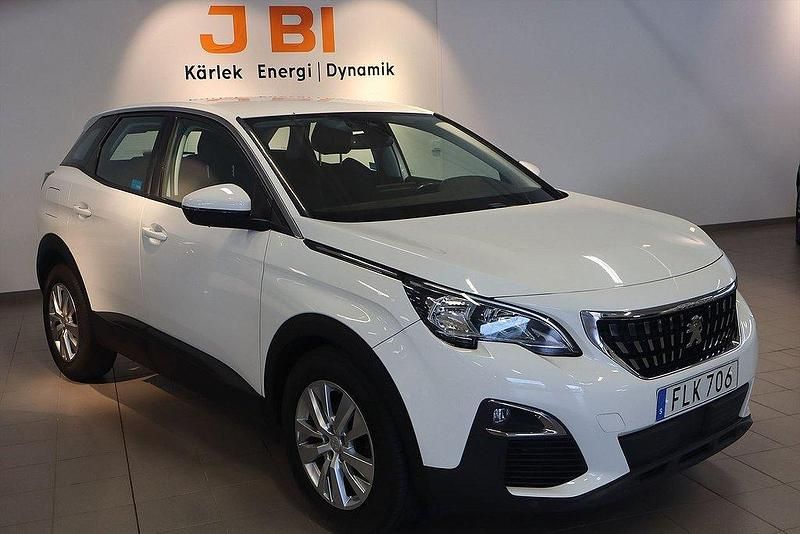 Vit Begagnad 2018 Peugeot 3008 Active SUV | 159 900 kr (Marknadspris) - Bild 1/4