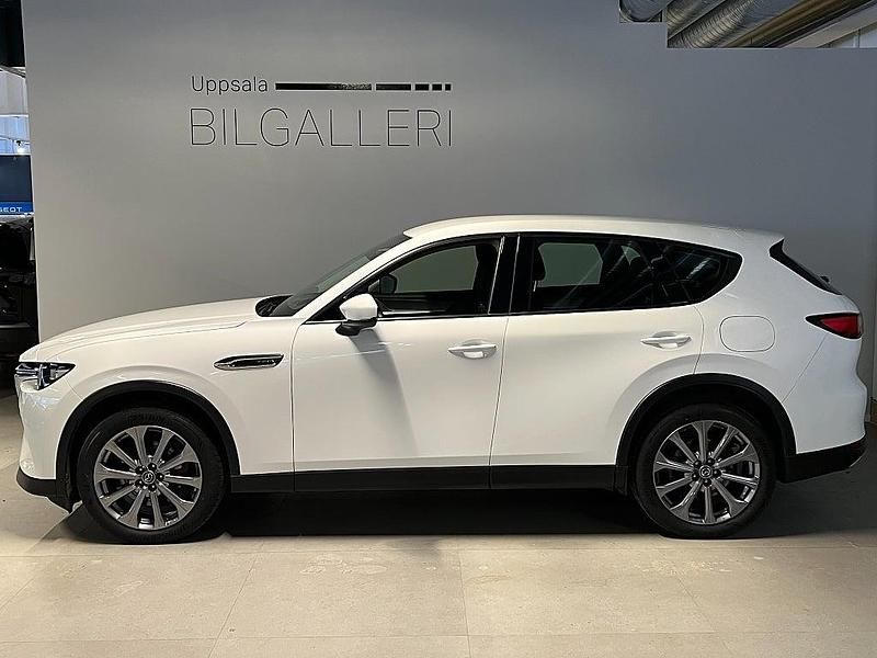 Begagnad Mazda CX-60 Exclusive-Line 326 HK (239 kW) 2022 Artic vit SUV