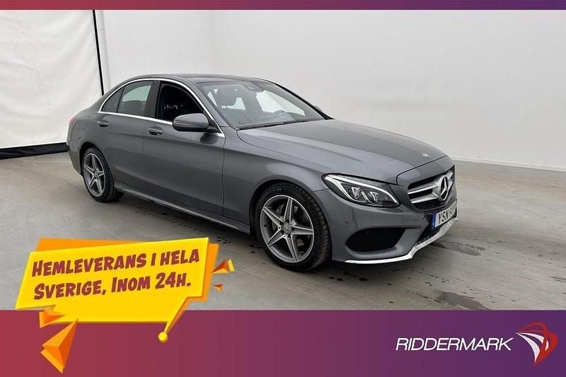 Grå Begagnad 2017 Mercedes C220 AMG Sedan | 249 800 kr (Marknadspris) - Bild 1/3