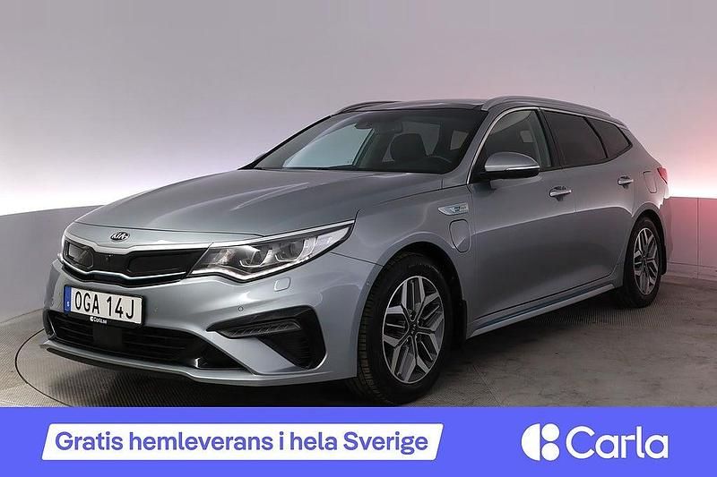 Grå Begagnad 2019 Kia Optima Advance Kombi | 236 990 kr (Lite dyr) - Bild 1/4