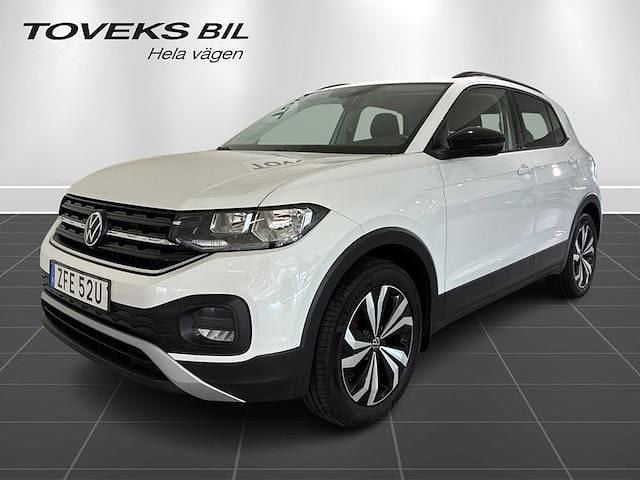 Vit (pure white) Begagnad 2022 VW T-Cross Life SUV | 184 900 kr (Marknadspris) - Bild 1/4