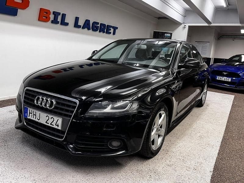 Svart Begagnad 2008 Audi A4 Sedan | 55 900 kr (Marknadspris) - Bild 1/4