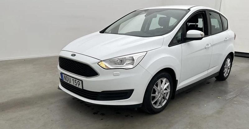 Vit Begagnad 2016 Ford C-MAX Trend Minibuss | 102 500 kr (Bra pris) - Bild 1/4