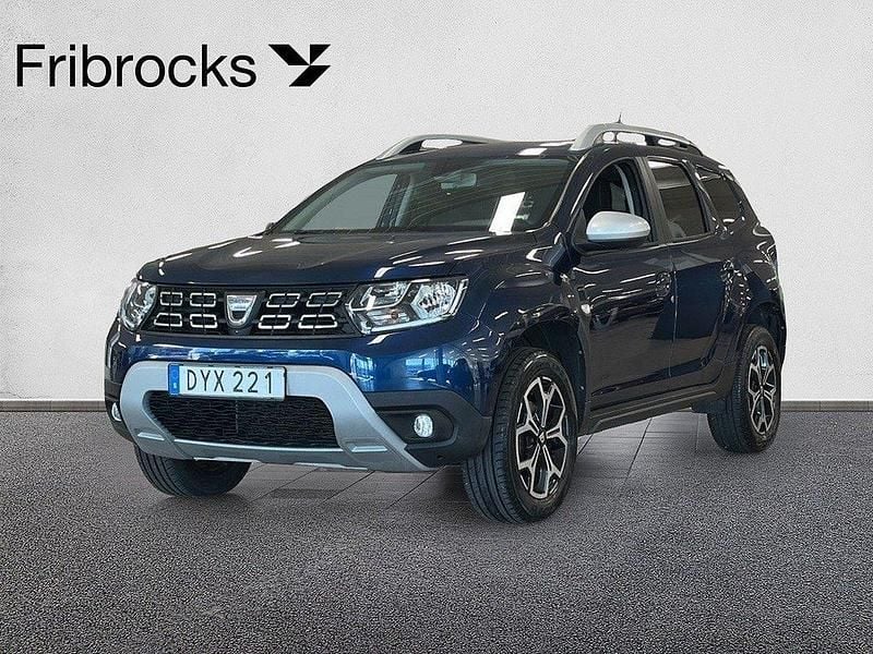 Blå Begagnad 2018 Dacia Duster Prestige SUV | 139 800 kr (Marknadspris) - Bild 1/4