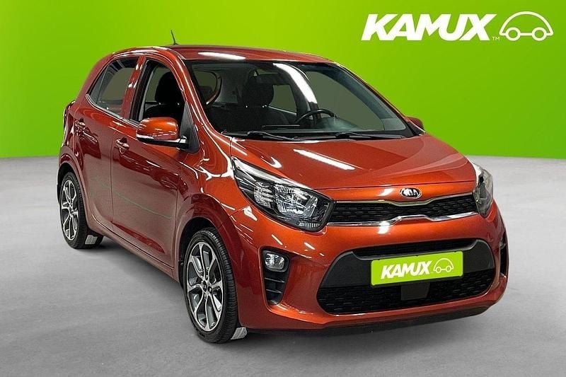 Orange (okänd) Begagnad 2018 Kia Picanto Launch Edition Halvkombi | 79 700 kr (Superpris) - Bild 1/4
