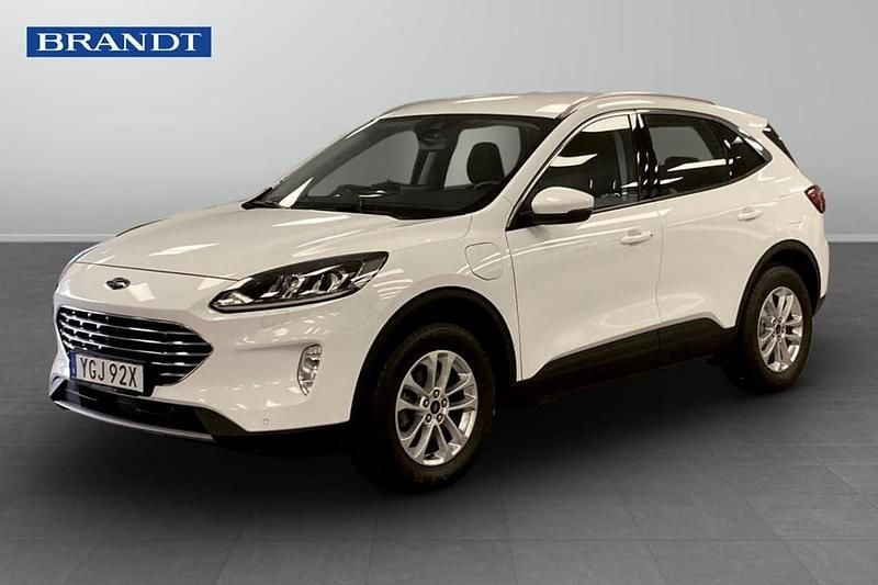 Vit Begagnad 2021 Ford Kuga Titanium SUV | 232 900 kr (Bra pris) - Bild 1/4