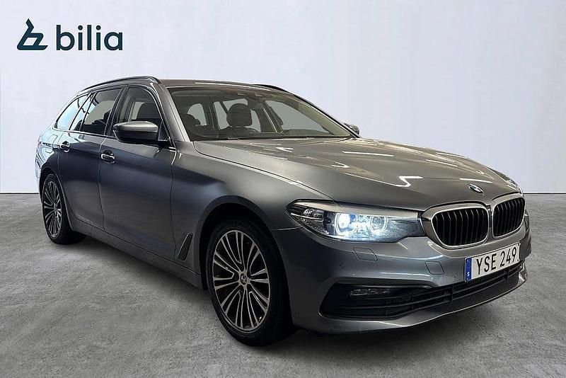 Begagnad BMW 520 Sport Line 190 HK (139 kW) 2018 Blå Kombi