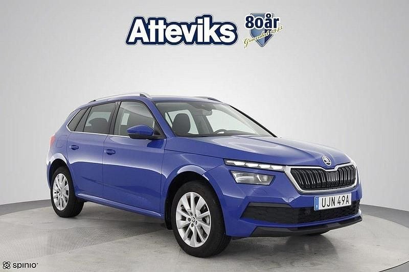Blå Begagnad 2021 Skoda Kamiq Adventure SUV | 214 800 kr (Marknadspris) - Bild 1/3