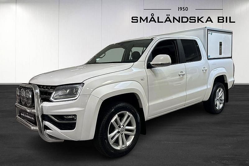 Vit Begagnad 2017 VW Amarok Highline Pickup | 239 000 kr (Dyr) - Bild 1/4