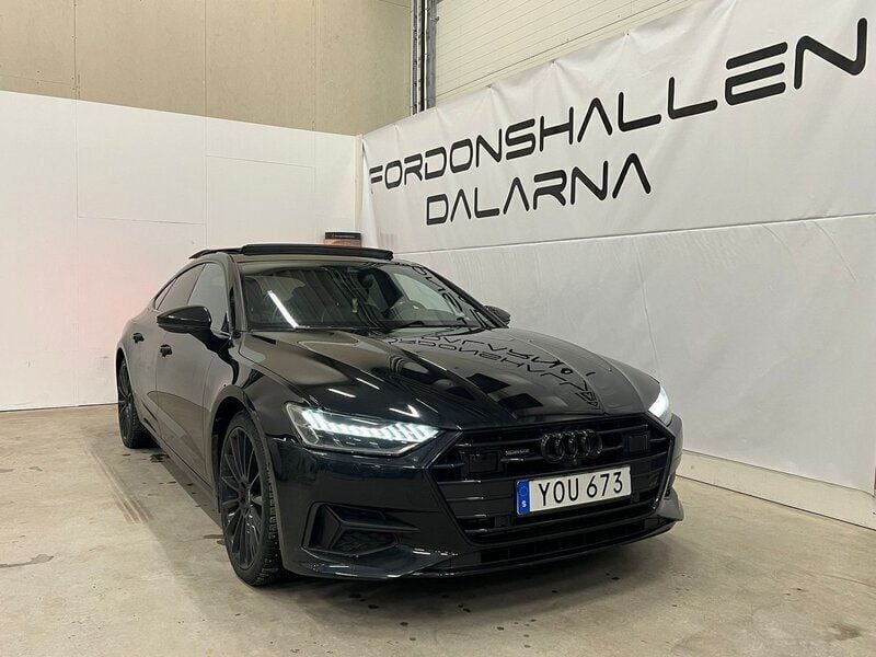 Svart Begagnad 2018 Audi A7 Sportback Halvkombi | 519 900 kr (Dyr) - Bild 1/4
