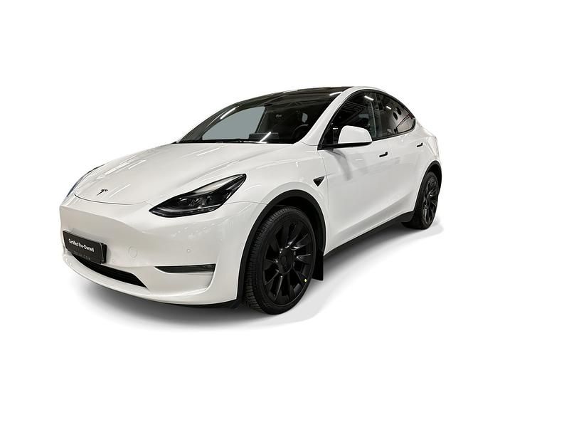 Vit Begagnad 2022 Tesla Model Y Long Range AWD SUV | 407 400 kr (Lite dyr) - Bild 1/4