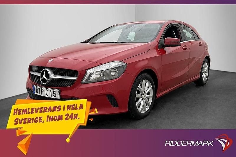 Röd Begagnad 2017 Mercedes A180 | 179 800 kr - Bild 1/3