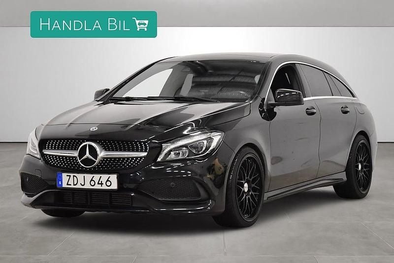 Svart Begagnad 2016 Mercedes CLA200 Shooting Brake AMG Kombi | 219 900 kr (Marknadspris) - Bild 1/4