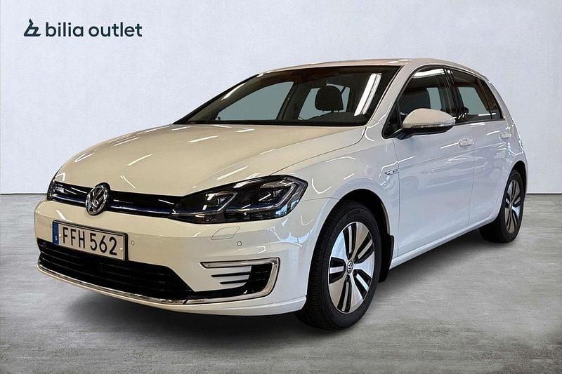 Vit Begagnad 2019 VW e-Golf Halvkombi | 199 900 kr (Marknadspris) - Bild 1/3