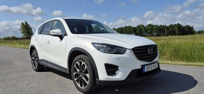 Vit Begagnad 2016 Mazda CX-5 SUV | 129 000 kr (Bra pris) - Bild 1/4