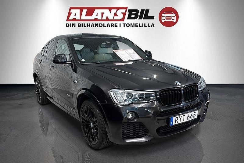 Grå Begagnad 2016 BMW X4 M Sport SUV | 229 000 kr (Marknadspris) - Bild 1/4