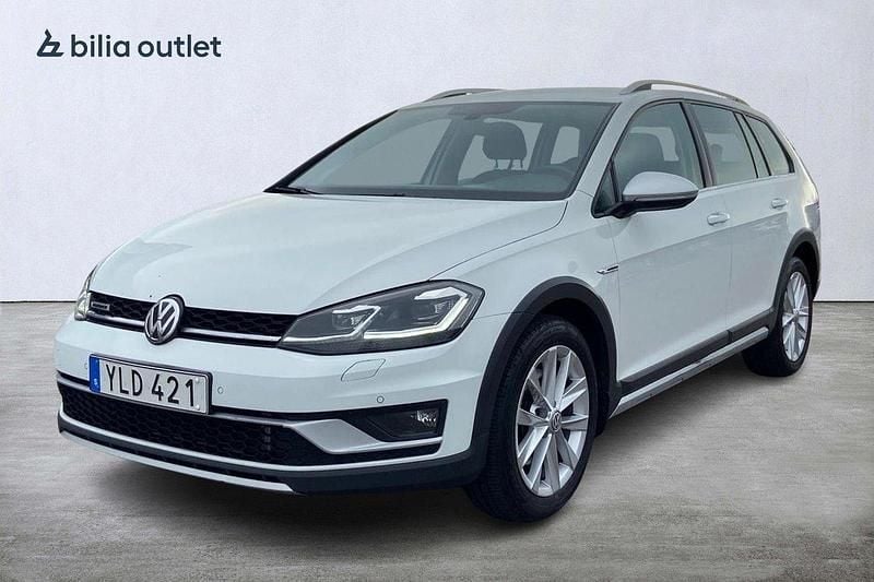 Vit Begagnad 2017 VW Golf Alltrack Kombi | 139 900 kr (Bra pris) - Bild 1/3
