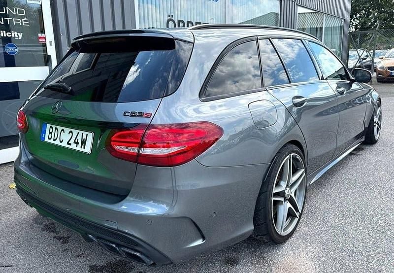 Begagnad Mercedes C63S AMG AMG 510 HK (375 kW) 2018 Mörkgrå (grå) Kombi