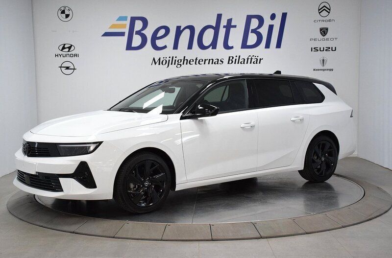 Vit Ny 2024 Opel Astra Kombi | 379 900 kr (Marknadspris) - Bild 1/4
