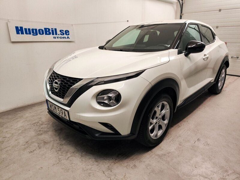 Vit Begagnad 2021 Nissan Juke N-Connecta SUV | 199 500 kr (Marknadspris) - Bild 1/4