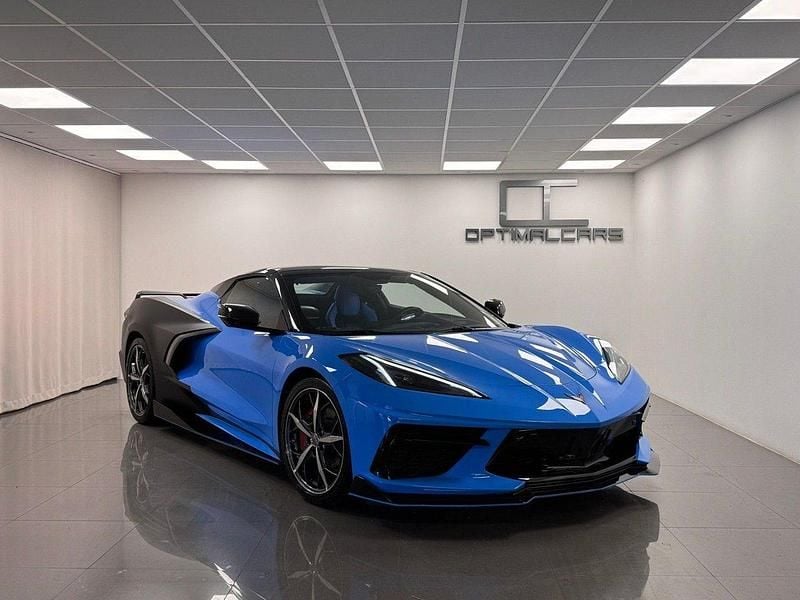 Blå Begagnad 2022 Chevrolet Corvette Stingray Cab | 1 239 900 kr (Lite dyr) - Bild 1/4