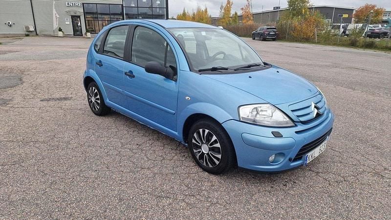 Blå Begagnad 2008 Citroën C3 Halvkombi | 24 000 kr (Marknadspris) - Bild 1/4