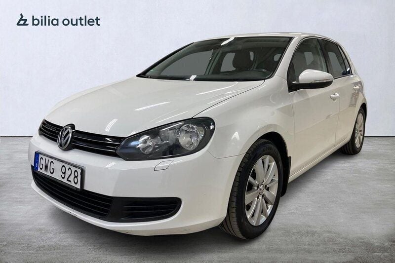 Vit Begagnad 2011 VW Golf VI Sedan | 63 000 kr (Bra pris) - Bild 1/4