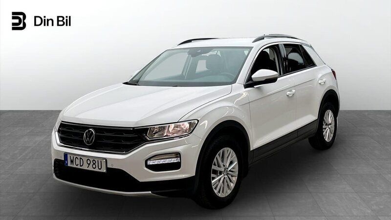 Vit Begagnad 2021 VW T-Roc SUV | 204 500 kr (Marknadspris) - Bild 1/4