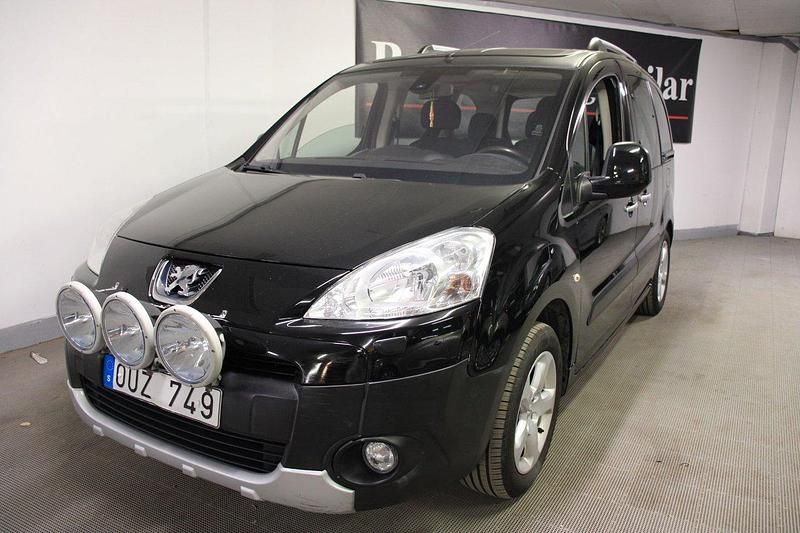 Svart Begagnad 2009 Peugeot Partner Tepee Minibuss | 49 900 kr - Bild 1/4