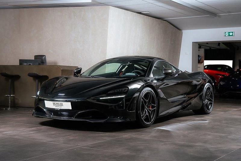 Svart Begagnad 2022 McLaren 720S Sportkupé | 2 495 000 kr - Bild 1/4