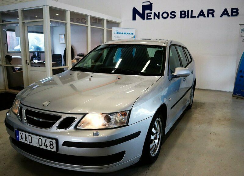 Silver Begagnad 2005 Saab 9-3 Linear Kombi | 24 500 kr (Marknadspris) - Bild 1/4