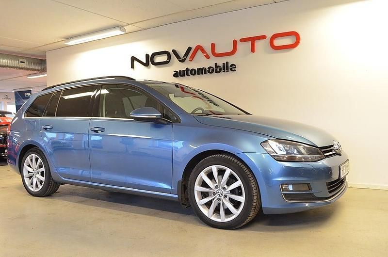 Pacific blue metallic Begagnad 2014 VW Golf VII GT Kombi | 99 900 kr (Marknadspris) - Bild 1/4