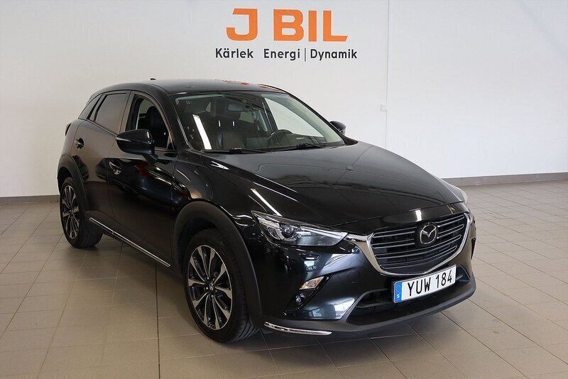 Svart Begagnad 2018 Mazda CX-3 Optimum SUV | 169 900 kr (Marknadspris) - Bild 1/4