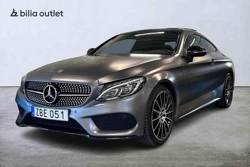 Grå Begagnad 2017 Mercedes C250 AMG Sportkupé | 309 900 kr (Marknadspris) - Bild 1/1