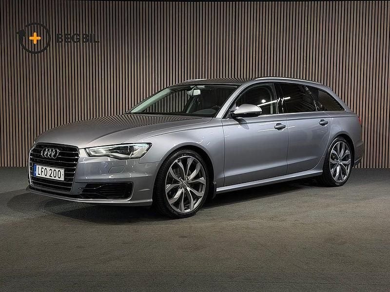Grå Begagnad 2015 Audi A6 Kombi | 179 500 kr (Marknadspris) - Bild 1/4